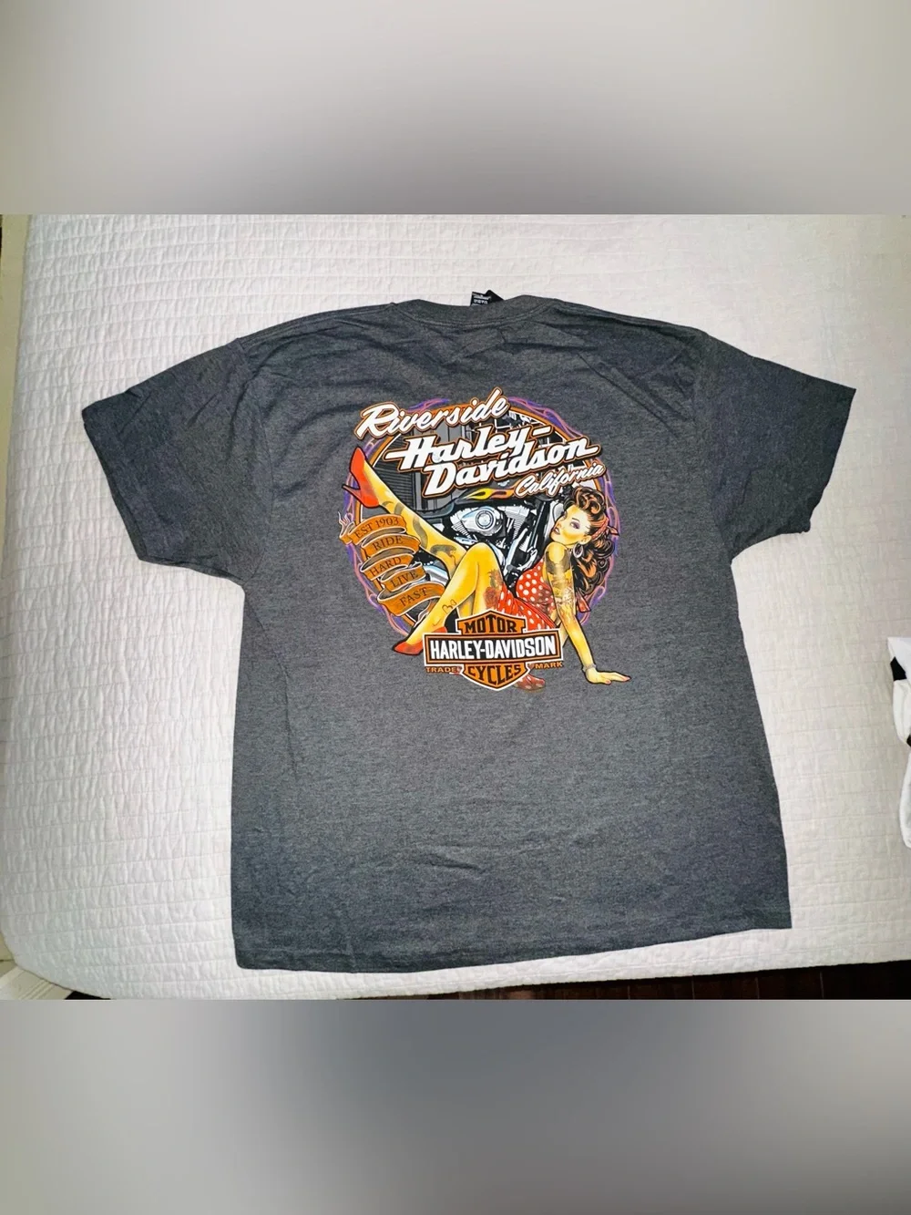 NWT Harley-Davidson Men’s Size XL Short Sleeve Tee - Picture 3 of 4